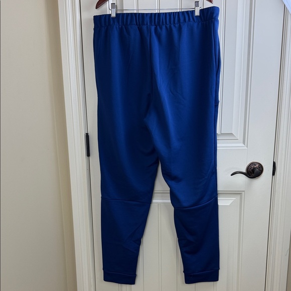 Champion Elite Men's Athletic Track Pants Blue Joggers Zip Pockets Cuffed Sz XL - Picture 3 of 13